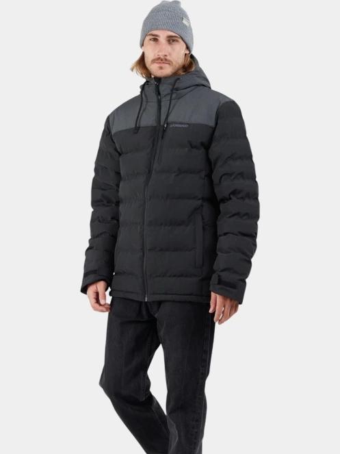 Fundango Passat Padded Jacket férfi steppelt átmeneti kabát szürke színben 5