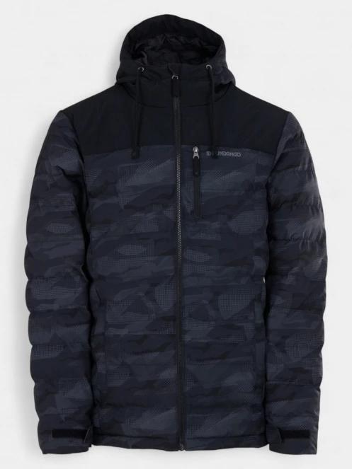 Fundango Passat Padded Jacket férfi steppelt átmeneti kabát fekete színben 8