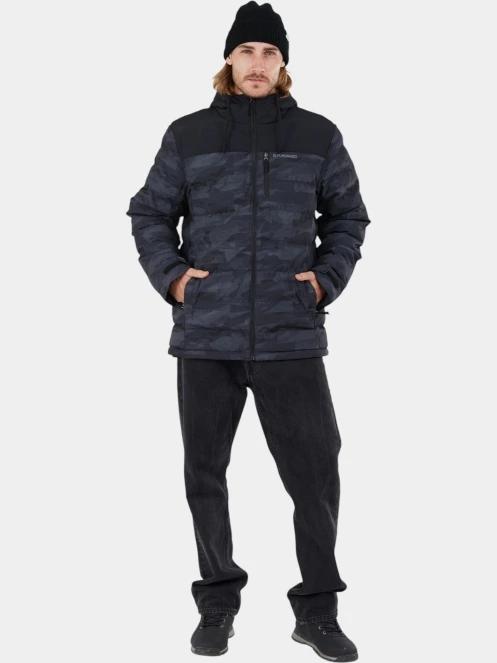 Fundango Passat Padded Jacket férfi steppelt átmeneti kabát fekete színben 4