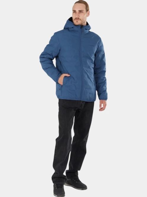 Fundango Smoke Hooded Jacket férfi túrakabát kék színben 4