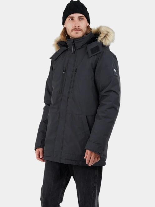 Fundango Spirit Parka Jacket férfi télikabát fekete színben 2