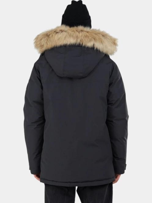 Fundango Spirit Parka Jacket férfi télikabát fekete színben 3