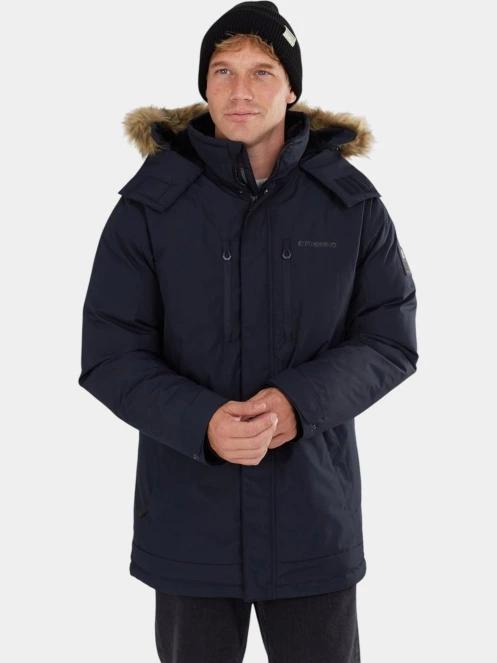 Fundango Spirit Parka Jacket férfi télikabát sötétkék színben 2