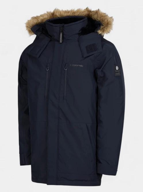 Fundango Spirit Parka Jacket férfi télikabát sötétkék színben 8