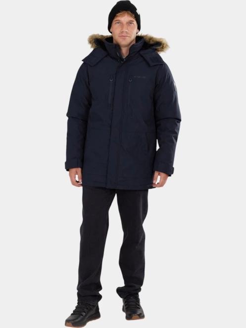 Fundango Spirit Parka Jacket férfi télikabát sötétkék színben 4