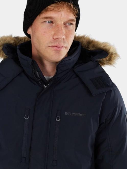 Fundango Spirit Parka Jacket férfi télikabát sötétkék színben 6