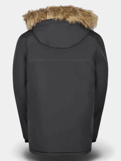 Fundango Spirit Parka Jacket férfi télikabát fekete színben 11