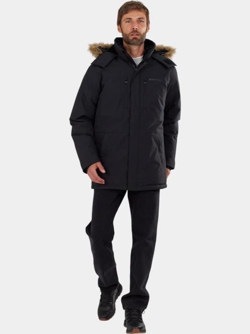 Fundango Spirit Parka Jacket férfi télikabát fekete színben 5