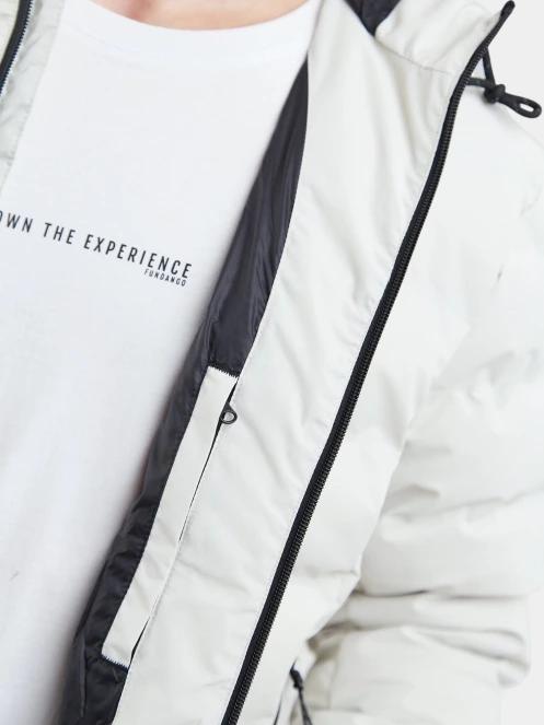 Fundango Patriot Padded Jacket férfi steppelt átmeneti kabát homok színben 7