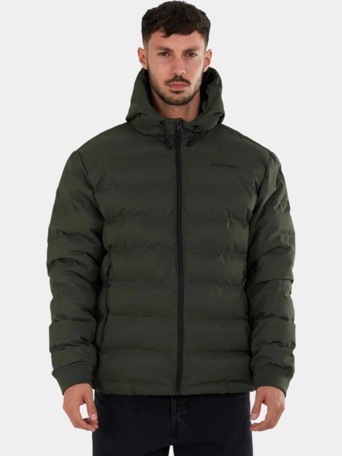 Fundango Patriot Padded Jacket férfi steppelt átmeneti kabát oliva színben 2