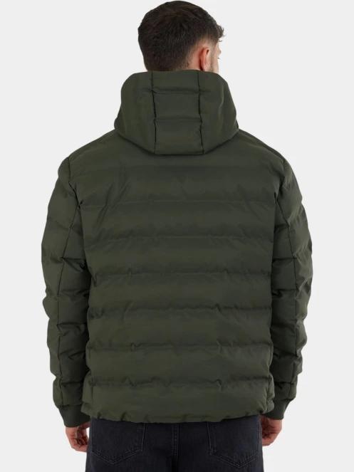 Fundango Patriot Padded Jacket férfi steppelt átmeneti kabát oliva színben 3