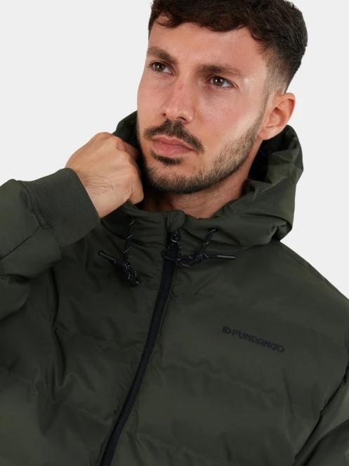 Fundango Patriot Padded Jacket férfi steppelt átmeneti kabát oliva színben 5
