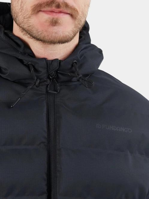 Fundango Patriot Padded Jacket férfi steppelt átmeneti kabát fekete színben 5