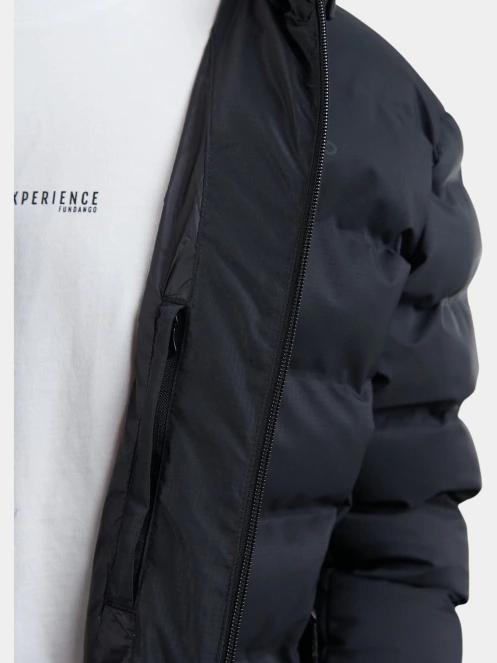 Fundango Patriot Padded Jacket férfi steppelt átmeneti kabát fekete színben 7