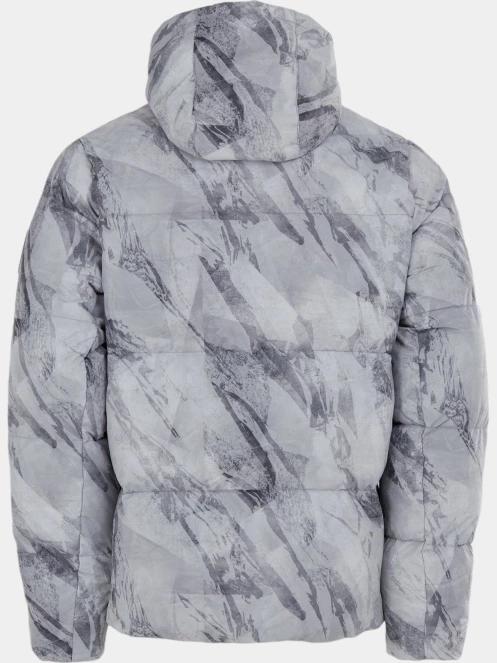 Fundango Ewan Puffer Jacket férfi átmeneti kabát szürke színben 10