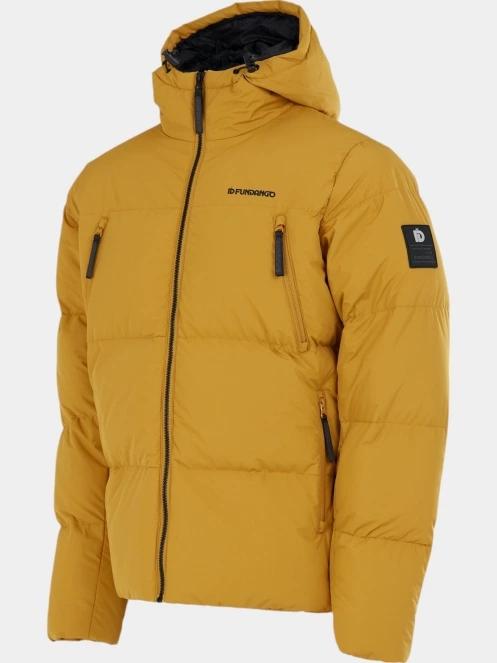 Fundango Ewan Puffer Jacket férfi átmeneti kabát sárga színben 8