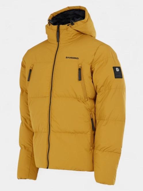 Fundango Ewan Puffer Jacket férfi átmeneti kabát sárga színben 8