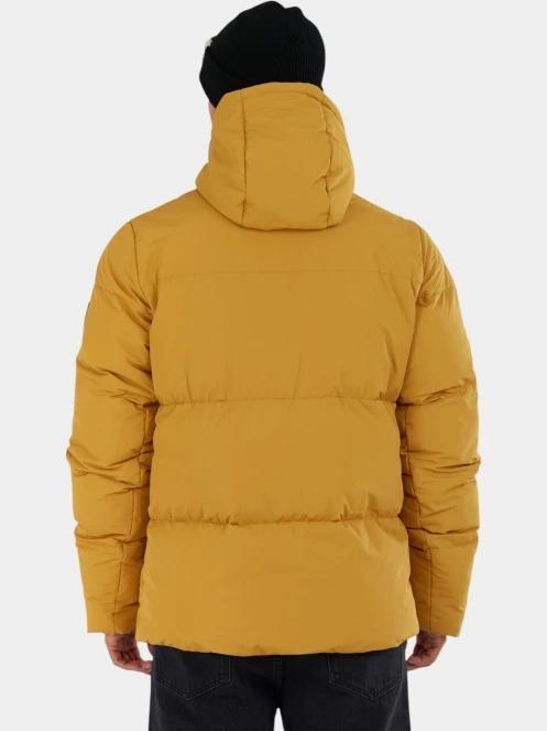 Fundango Ewan Puffer Jacket férfi átmeneti kabát sárga színben 3