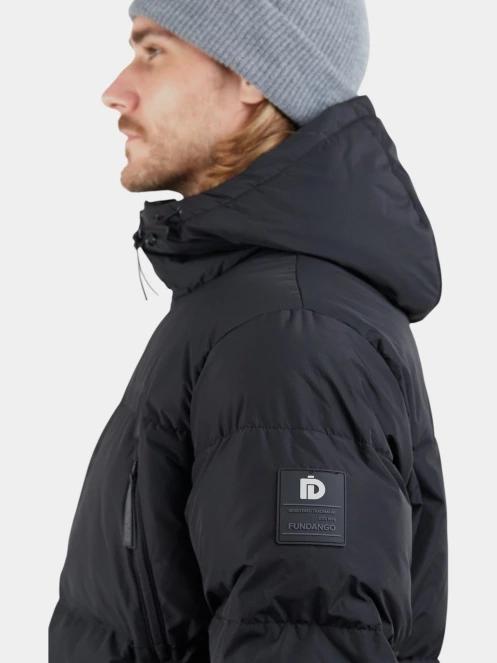 Fundango Ewan Puffer Jacket férfi átmeneti kabát fekete színben 6