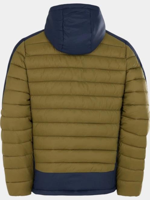 Fundango Matt Hooded Jacket férfi steppelt átmeneti kabát zöld színben 10