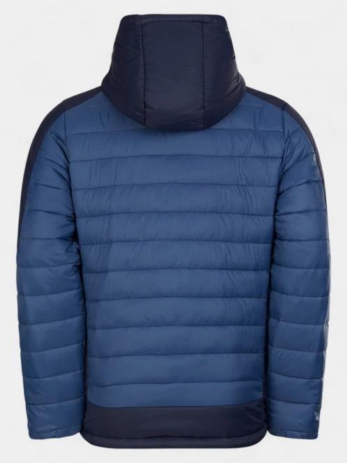 Fundango Matt Hooded Jacket férfi steppelt átmeneti kabát kék színben 10