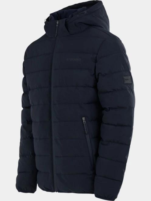 Fundango Hubble Padded Jacket férfi steppelt átmeneti kabát sötétkék színben 7