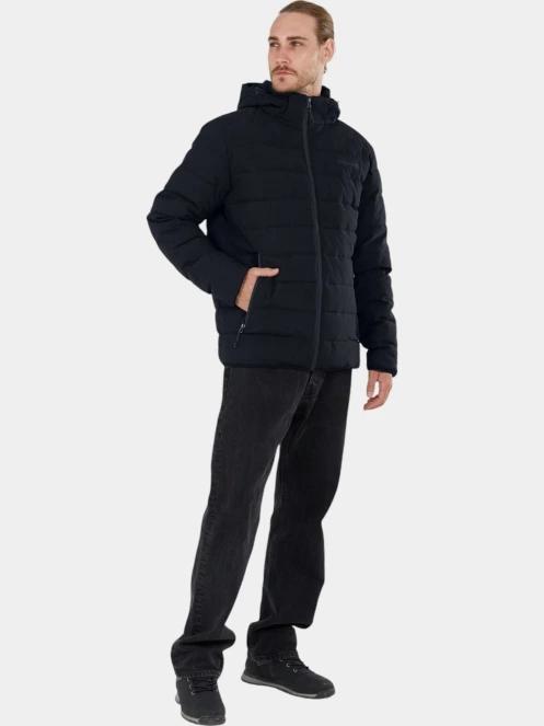 Fundango Hubble Padded Jacket férfi steppelt átmeneti kabát sötétkék színben 4