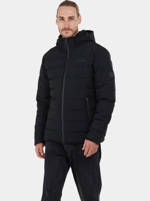 Fundango Hubble Padded Jacket férfi steppelt átmeneti kabát fekete színben 5