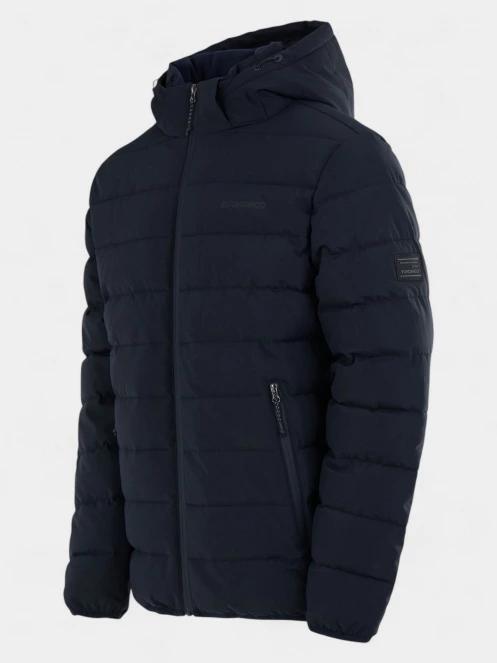 Fundango Hubble Padded Jacket férfi steppelt átmeneti kabát sötétkék színben 11