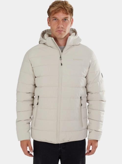 Fundango Hubble Padded Jacket férfi steppelt átmeneti kabát homok színben 2