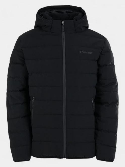 Fundango Hubble Padded Jacket férfi steppelt átmeneti kabát fekete színben 6