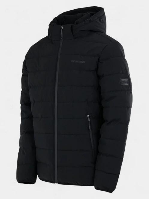 Fundango Hubble Padded Jacket férfi steppelt átmeneti kabát fekete színben 7