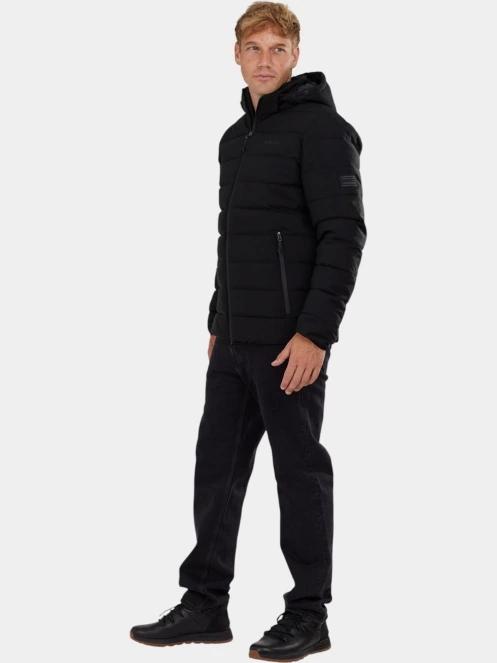 Fundango Hubble Padded Jacket férfi steppelt átmeneti kabát fekete színben 4