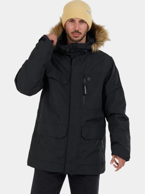Fundango Venture Parka Jacket férfi télikabát fekete színben 2
