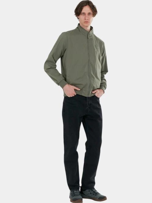 Fundango Harrington Casual Jacket férfi átmeneti kabát zöld színben 4
