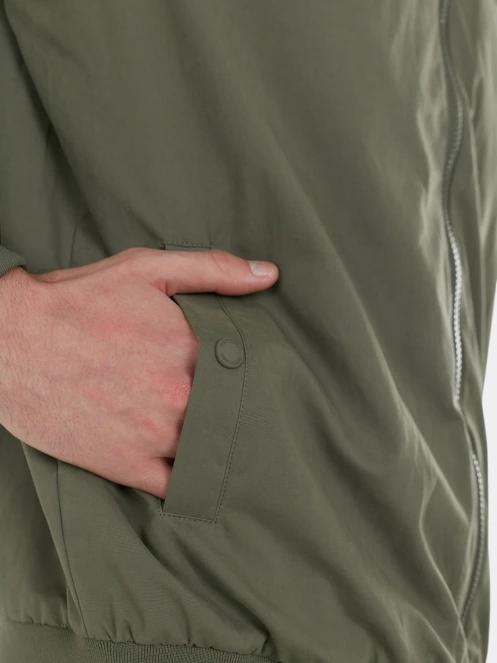 Fundango Harrington Casual Jacket férfi átmeneti kabát zöld színben 6