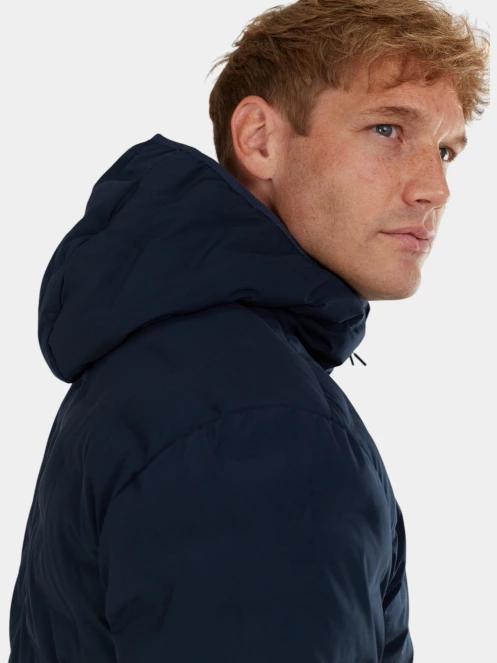 Fundango Smoke Eco Hooded Jacket férfi túrakabát sötétkék színben 6