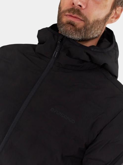 Fundango Smoke Eco Hooded Jacket férfi túrakabát fekete színben 6