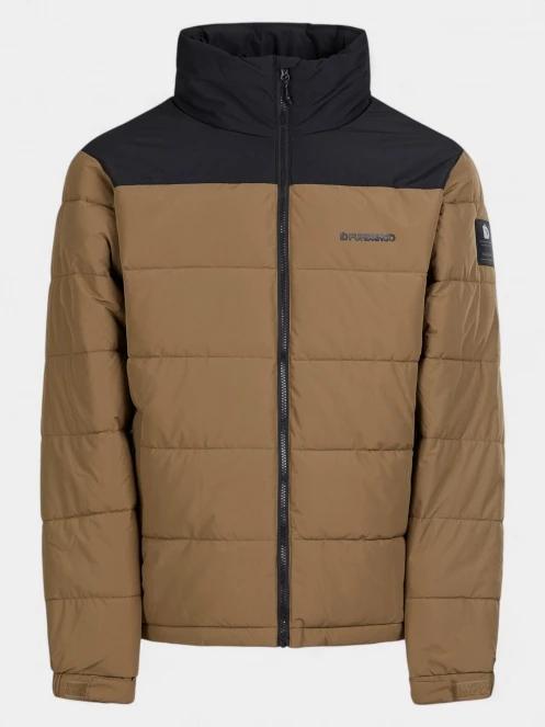 Fundango Winton Jacket férfi átmeneti kabát barna színben 7