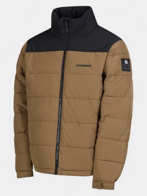 Fundango Winton Jacket férfi átmeneti kabát barna színben 8