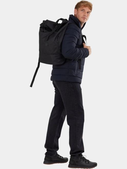 Fundango Arson Padded Jacket férfi steppelt átmeneti kabát sötétkék színben 4