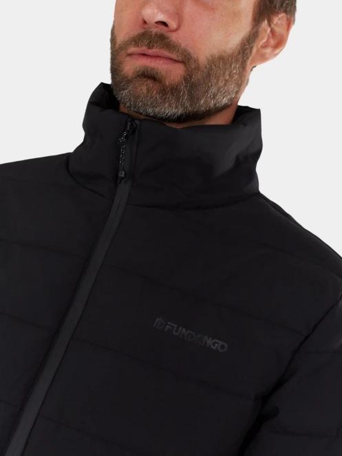 Fundango Arson Padded Jacket férfi steppelt átmeneti kabát fekete színben 6