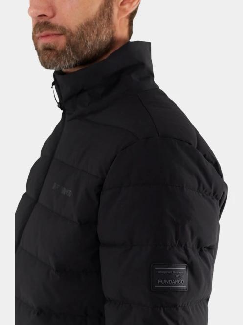Fundango Arson Padded Jacket férfi steppelt átmeneti kabát fekete színben 7