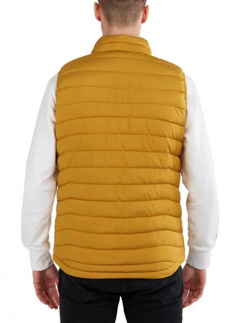 Fundango Hollow Padded Vest férfi mellény sárga színben 3