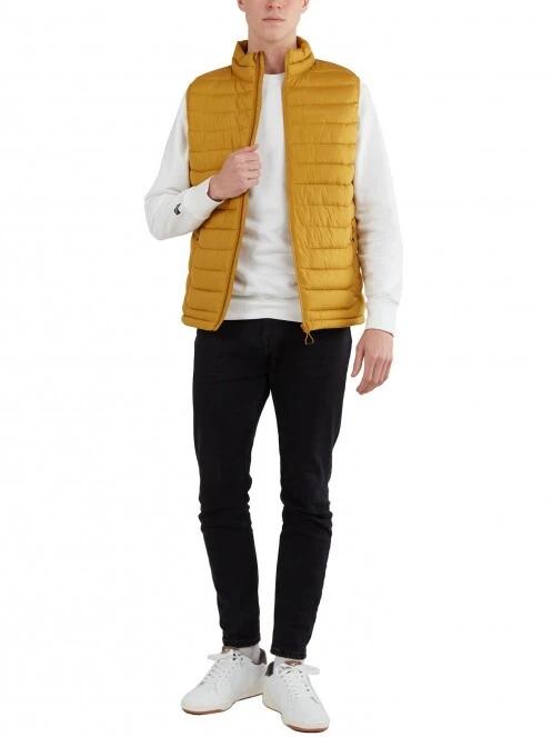 Fundango Hollow Padded Vest férfi mellény sárga színben 6