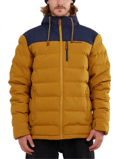 Fundango Passat Padded Jacket férfi utcai kabát barna színben 2