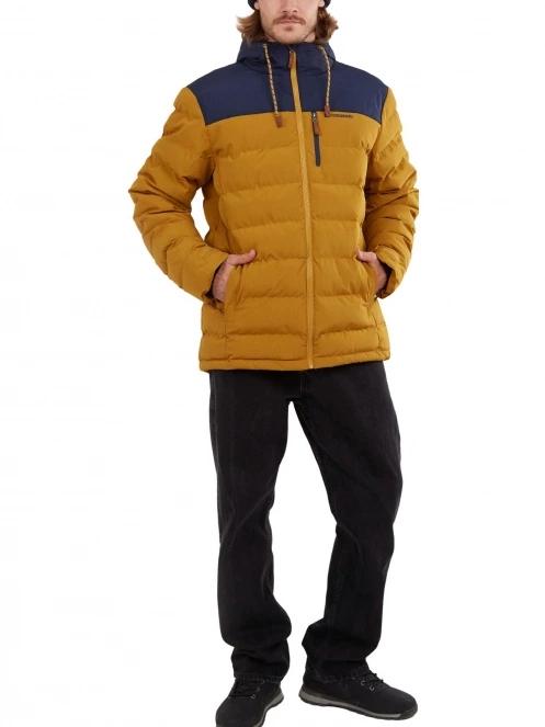 Fundango Passat Padded Jacket férfi utcai kabát barna színben 4