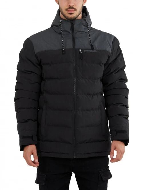 Fundango Passat Padded Jacket férfi utcai kabát fekete színben 2
