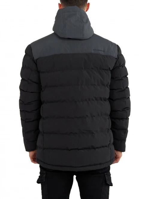 Fundango Passat Padded Jacket férfi utcai kabát fekete színben 3
