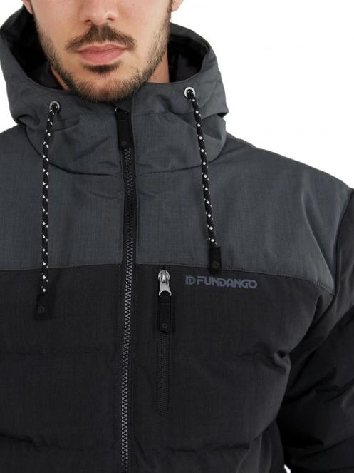 Fundango Passat Padded Jacket férfi utcai kabát fekete színben 6